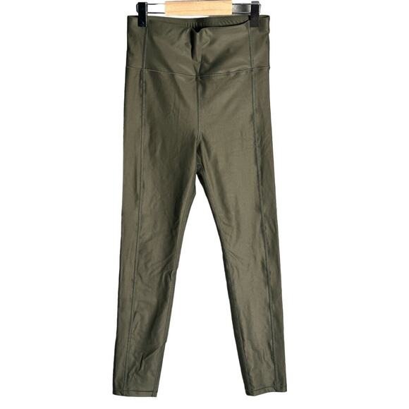 Sweaty Betty | Small | 7/8 Length Leggings High shine Army‎ Green activewear - Picture 1 of 6